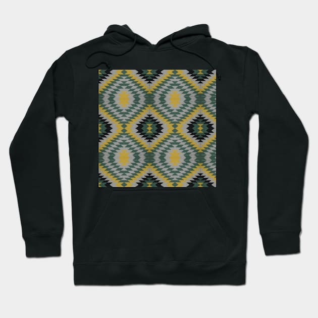 Kilim , Aztec , Navajo , Southwest Hoodie by justrachna